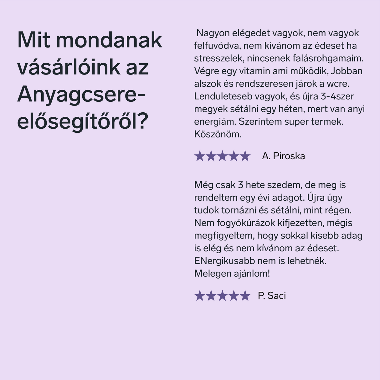 Anyagcsere elősegítő