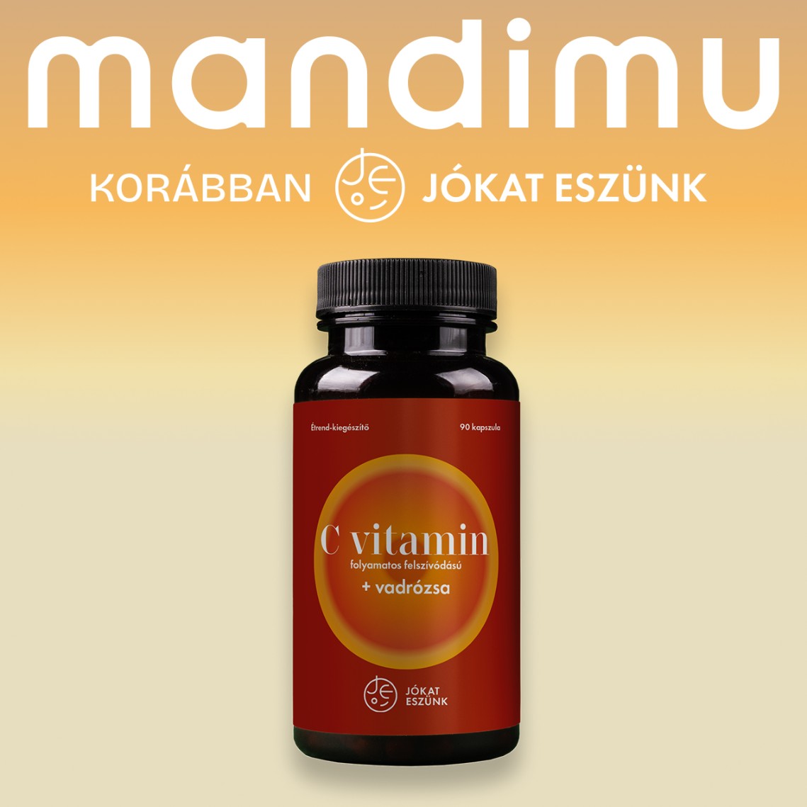Fokozatosan felszabaduló C-vitamin csipkebogyó kivonattal