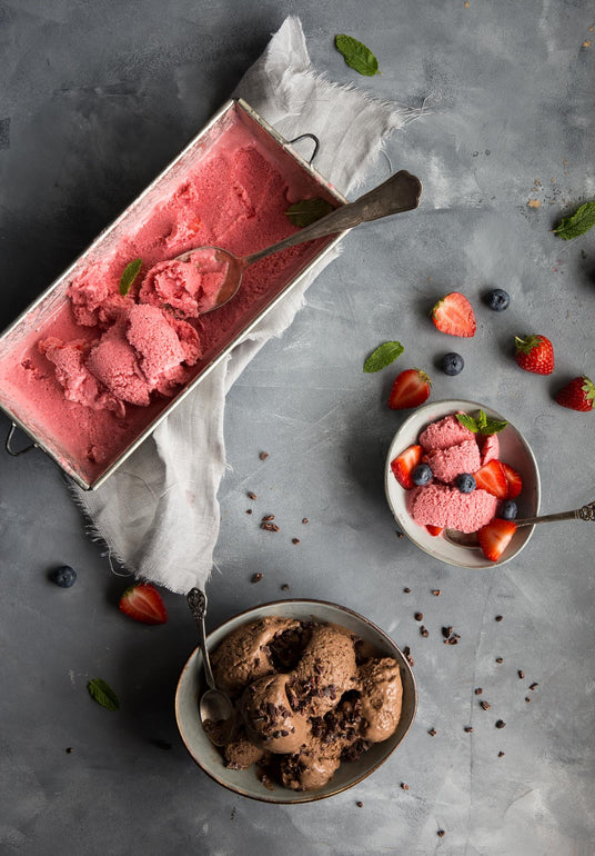 Fagyasztott eperjoghurt