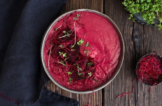 Céklás gazpacho joghurttal