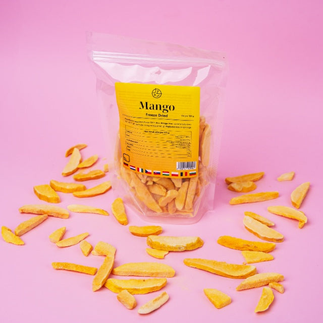 Fagyasztva szárított gyümölcskészlet – eper, málna, banán és mangó 🍌🥭🍓(Liofilizált)