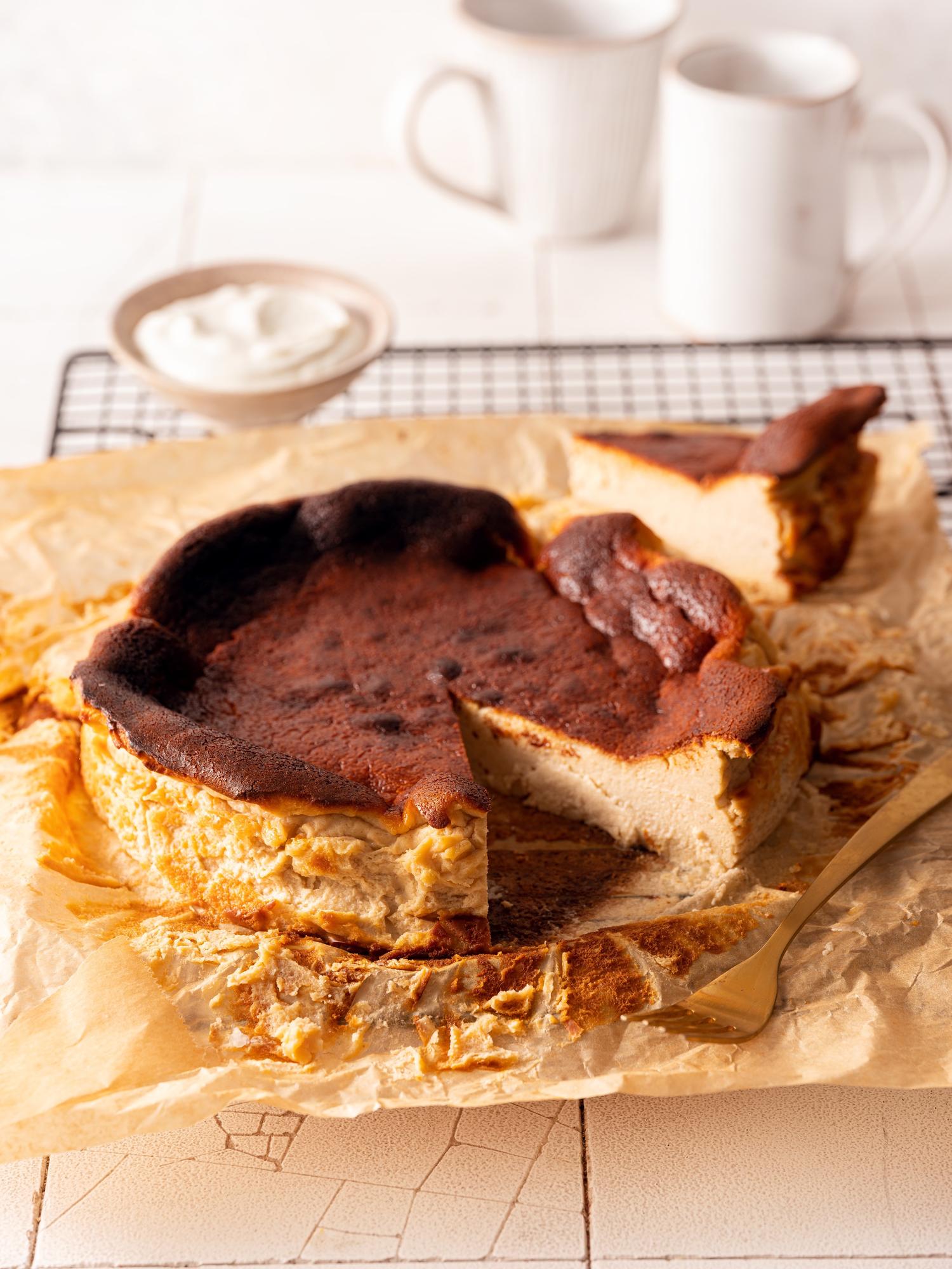 Baszkos sajttorta