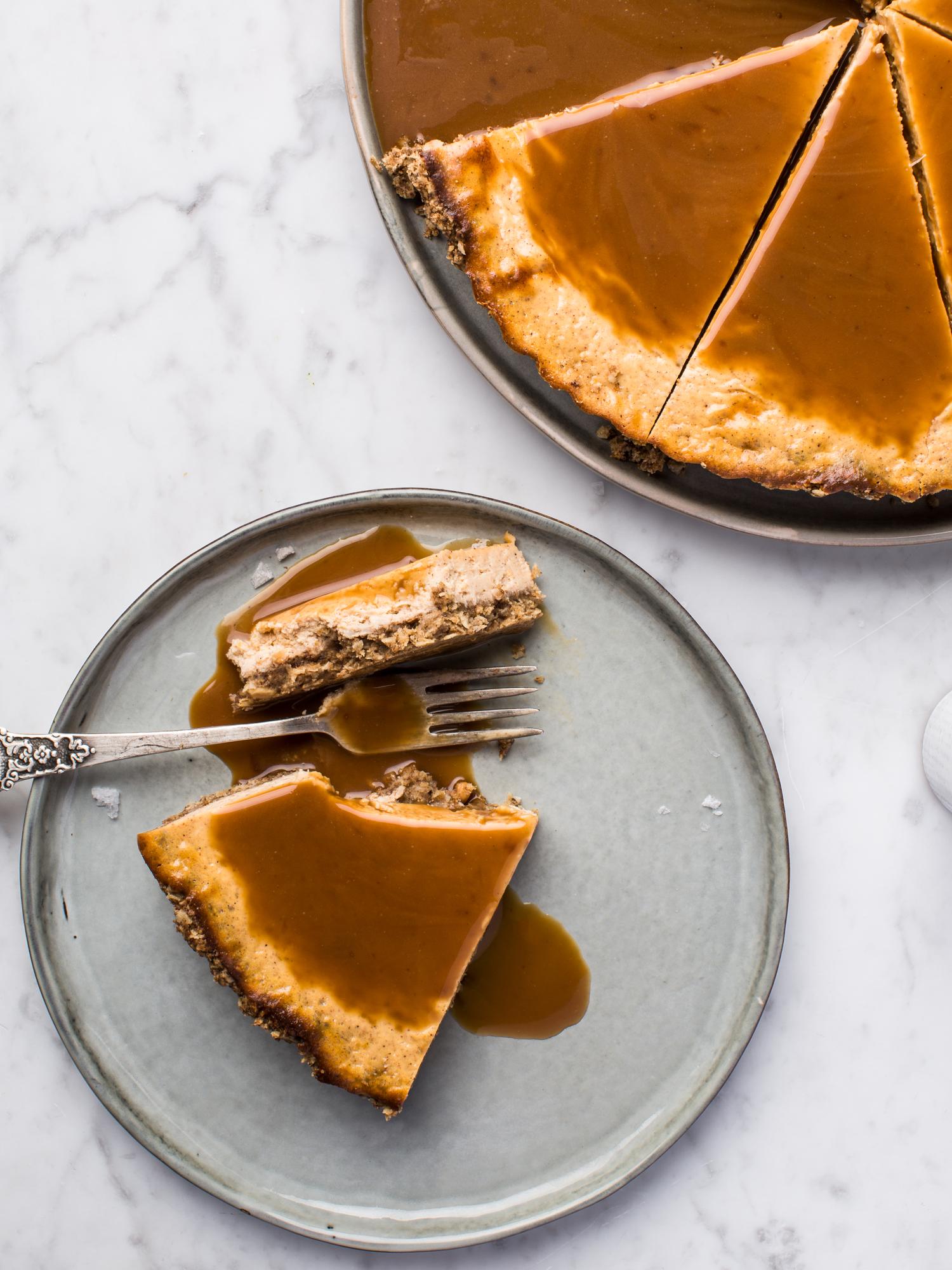 Édesburgonya cheesecake