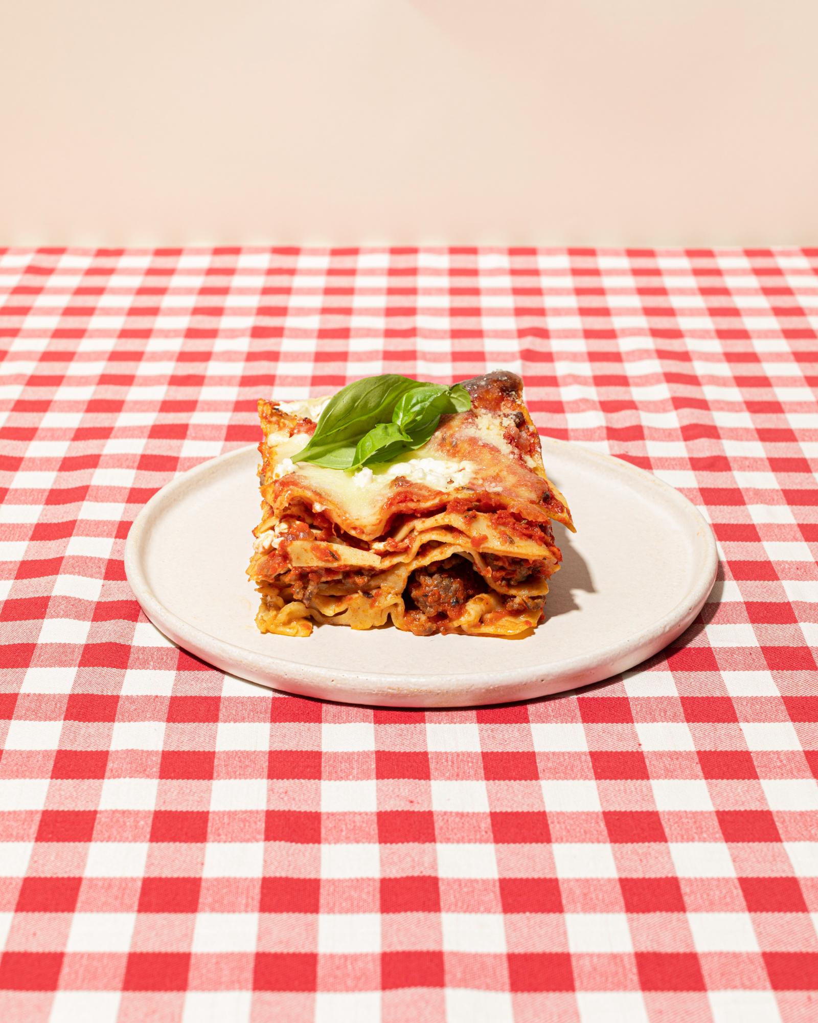Teljes kiőrlésű lasagne