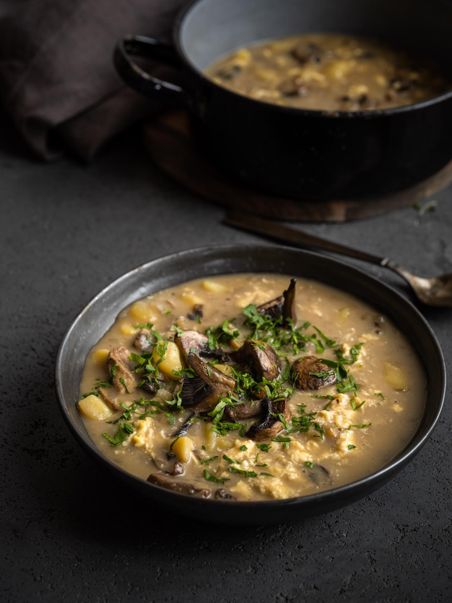 Kyselo (savanyú gombaleves)