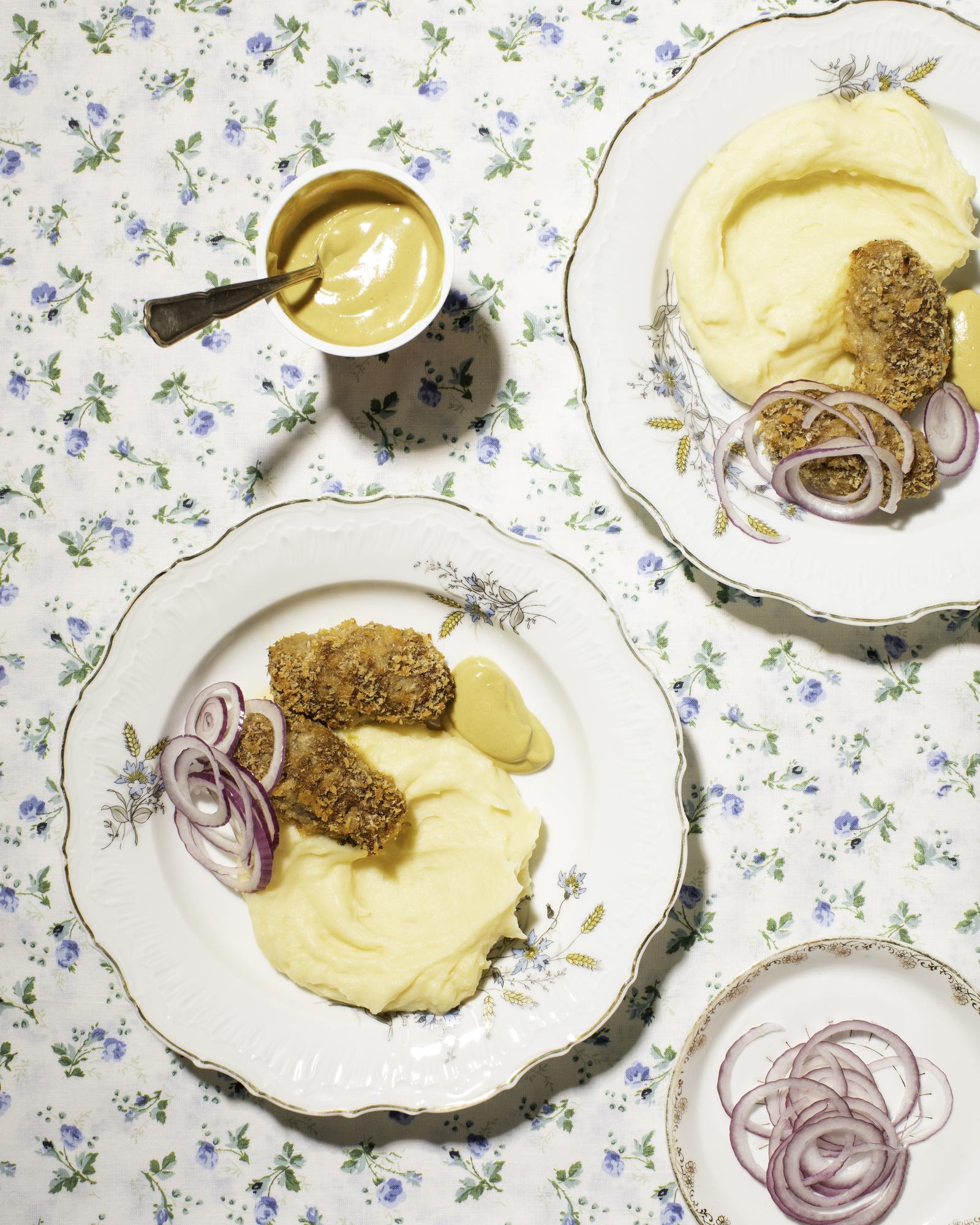 Ćevapčići burgonyapürével