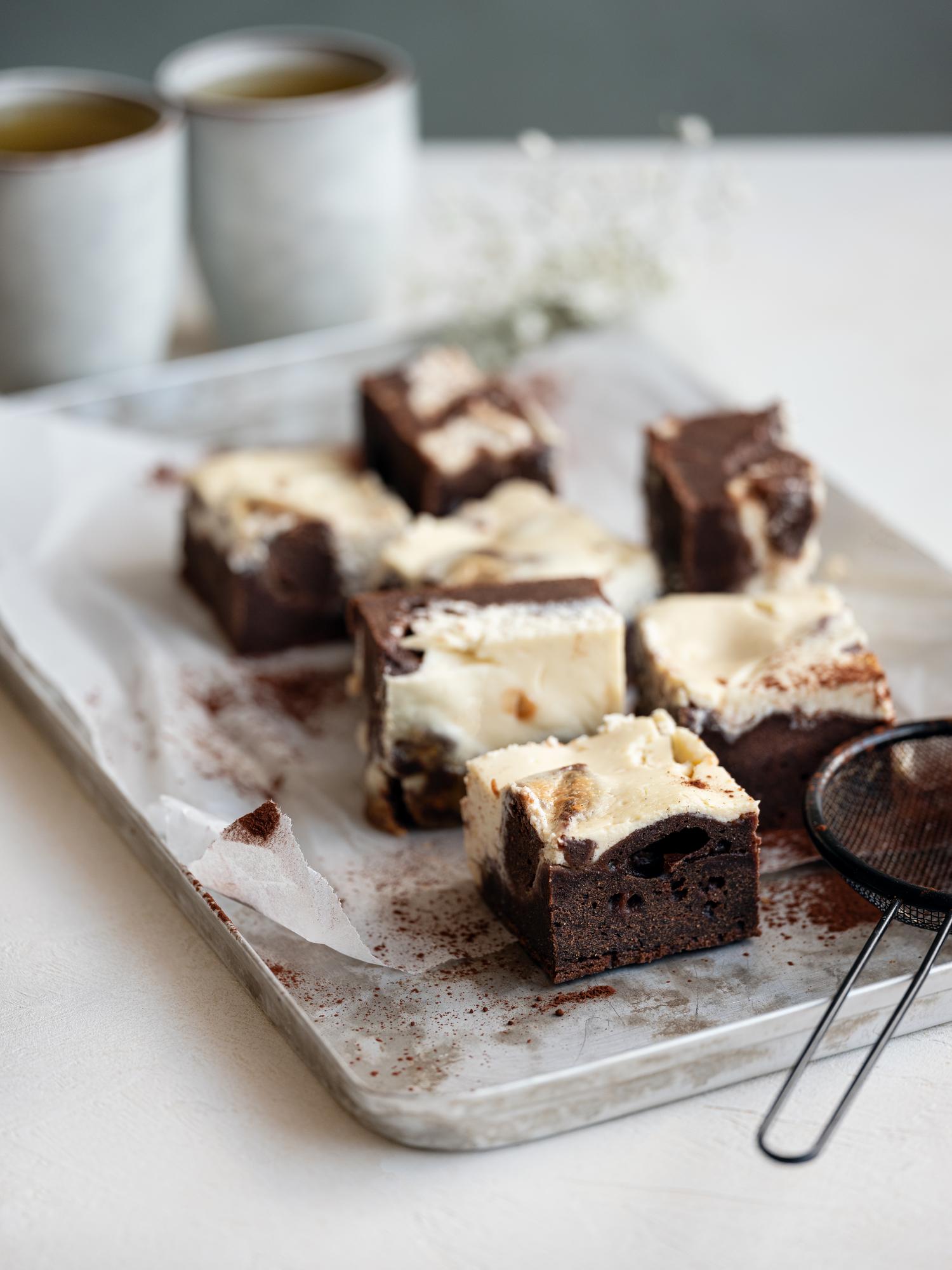 Sajttorta brownie
