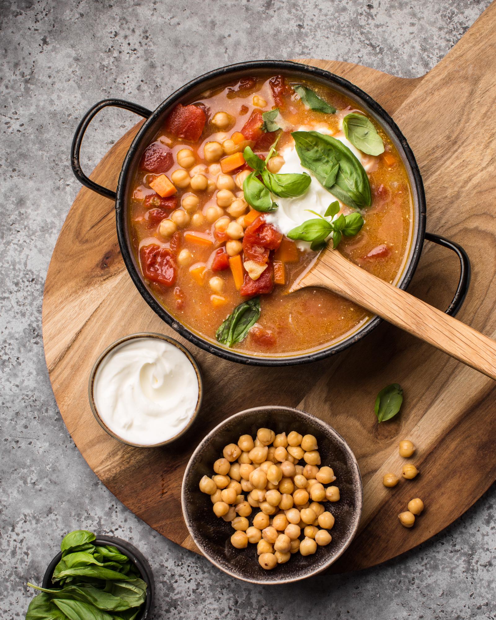 Csicseriborsó leves