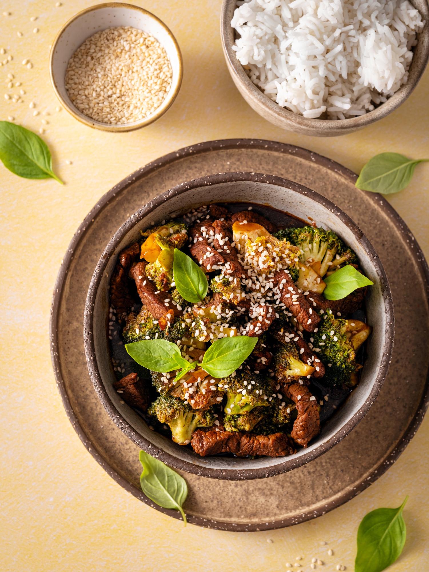 Kínai marhahús brokkolival