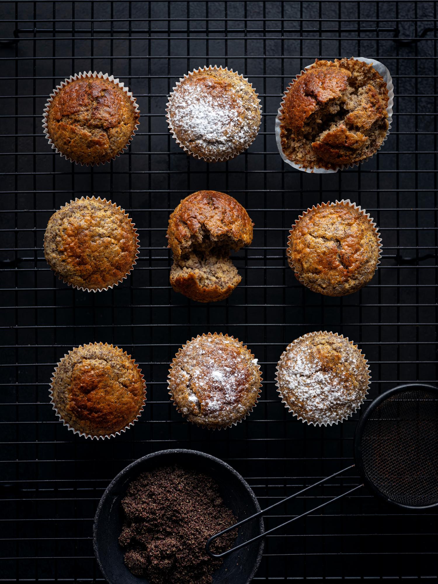 Citromos muffin mákkal