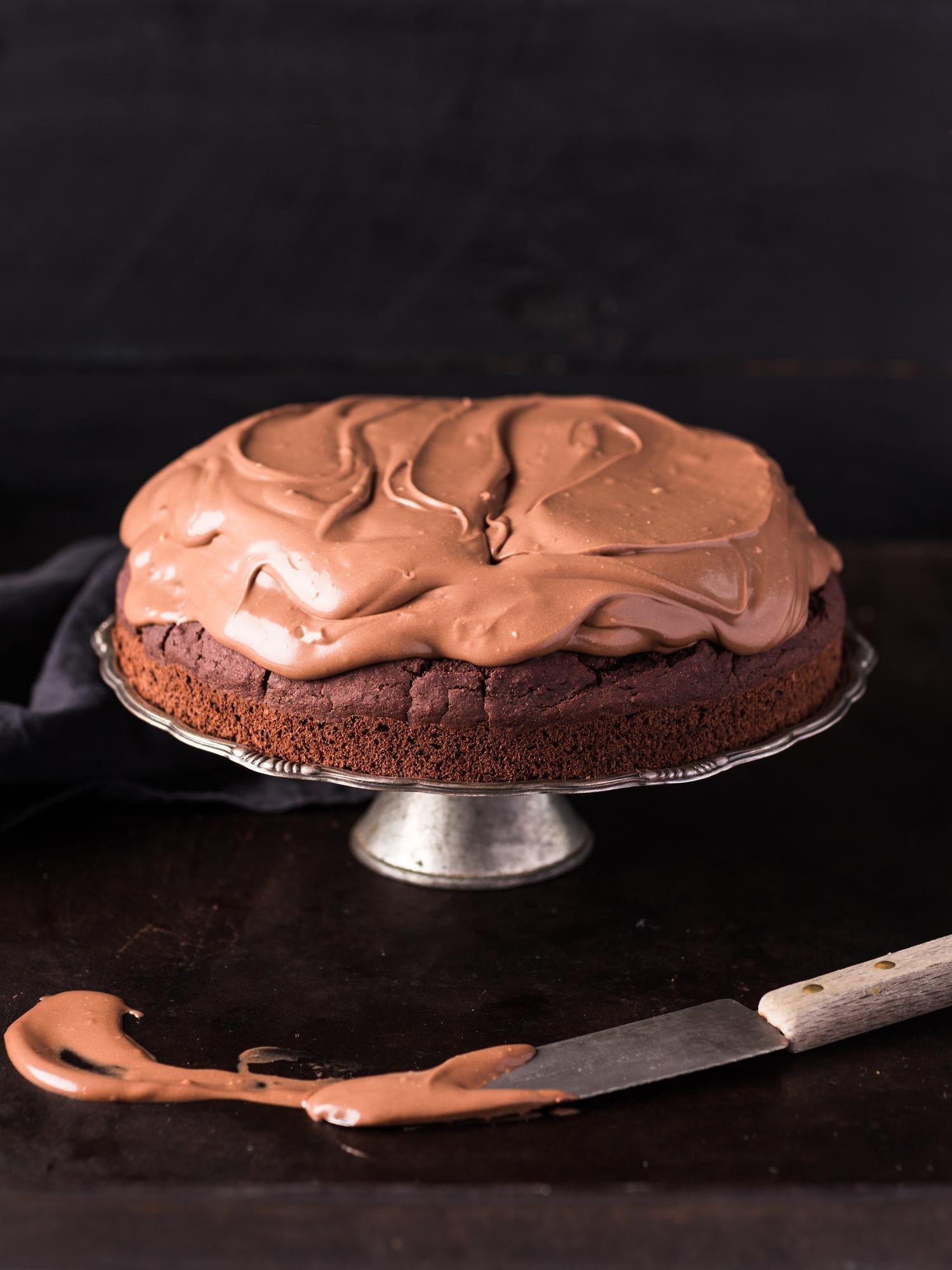 Csokis torta céklával