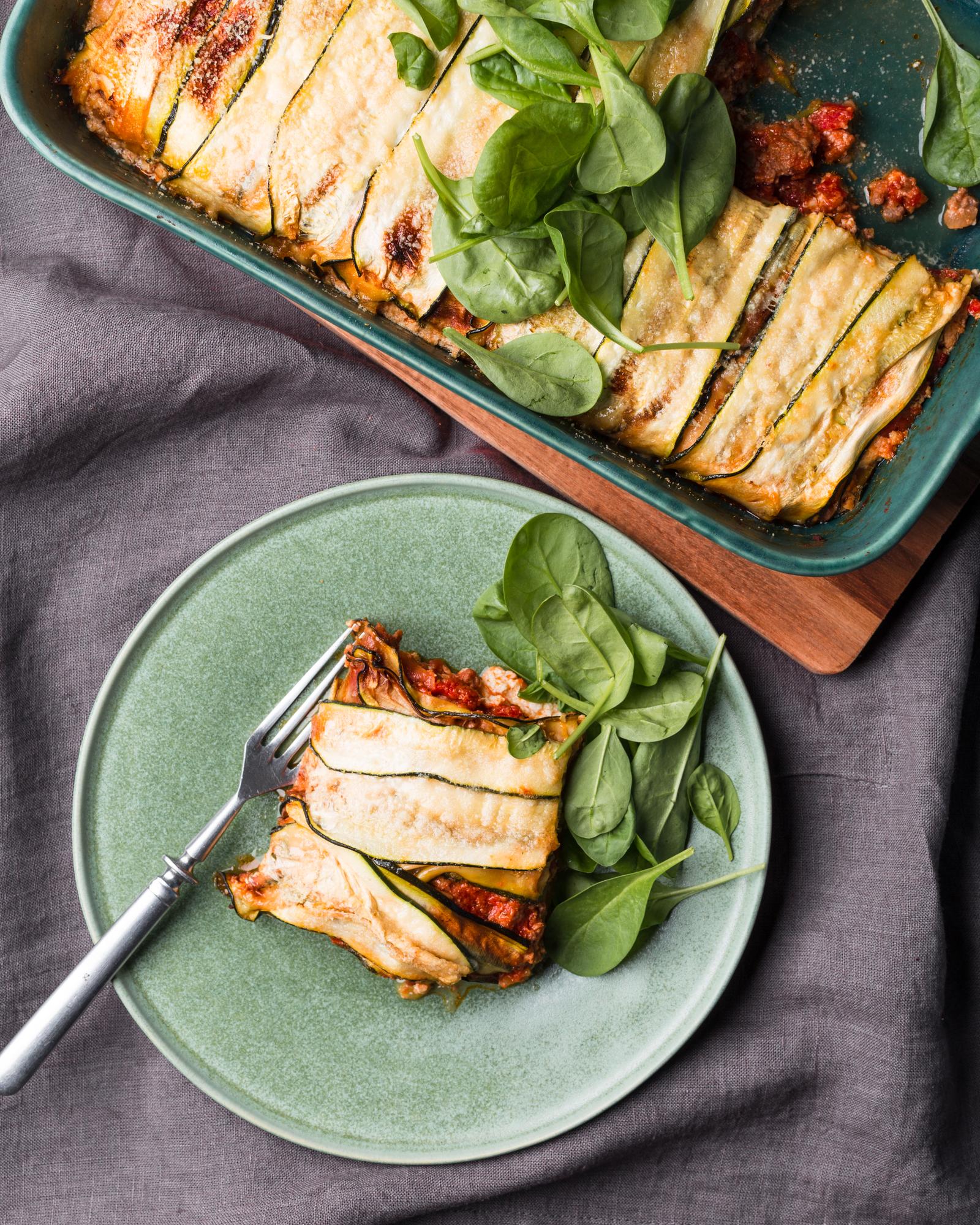 Cukkinis lasagne