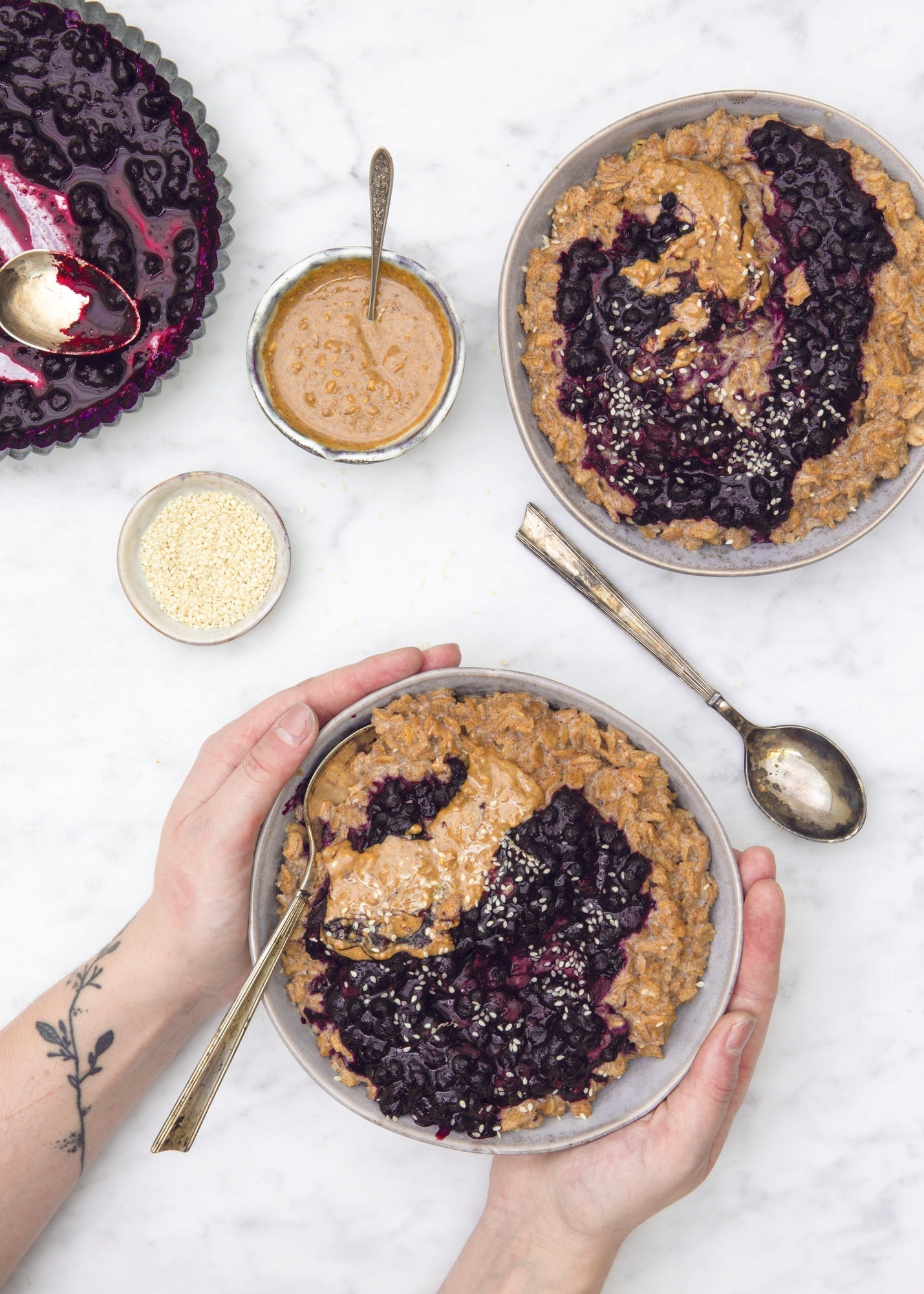 Tönkölykása sült áfonyával