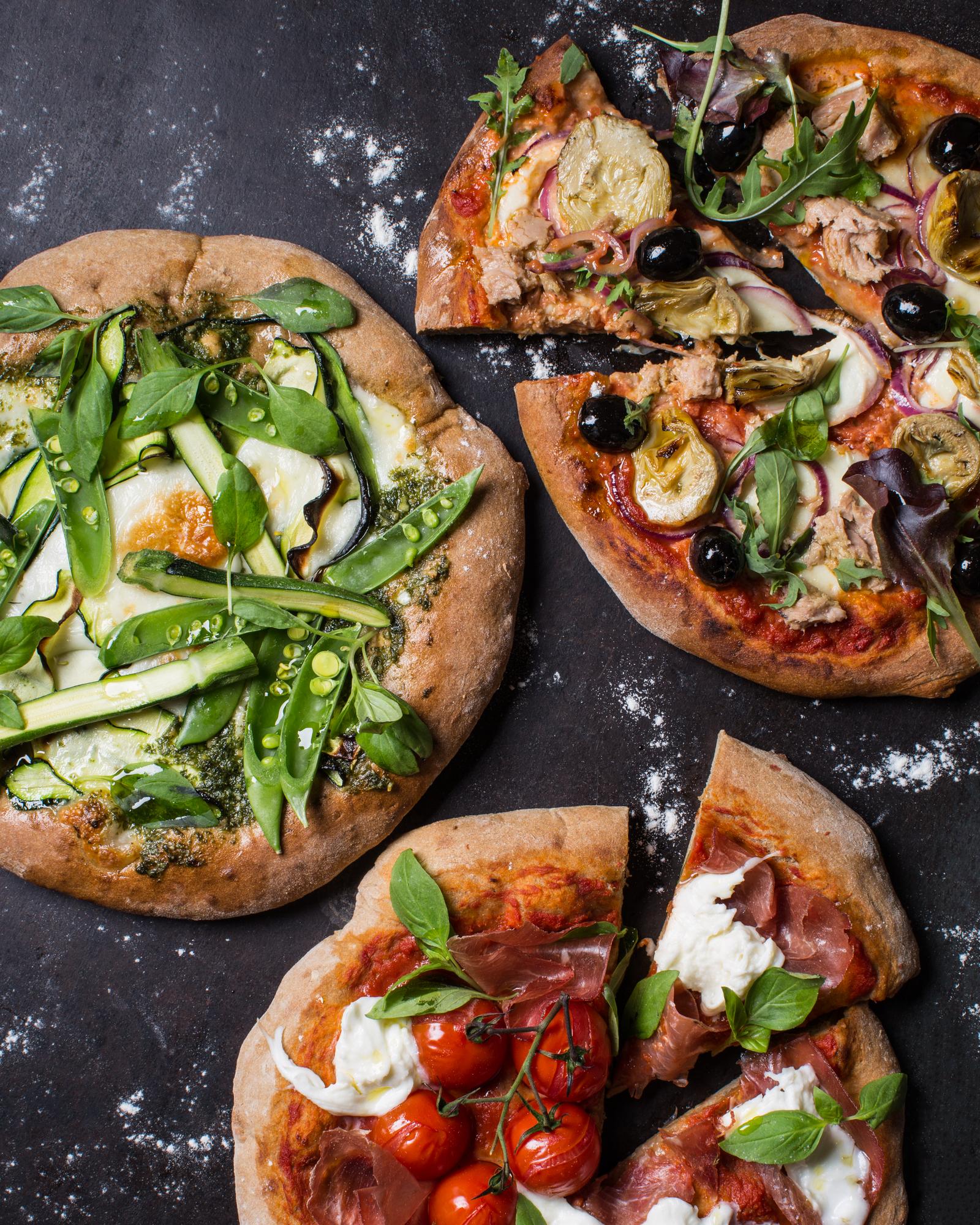 Házi teljes kiőrlésű pizza