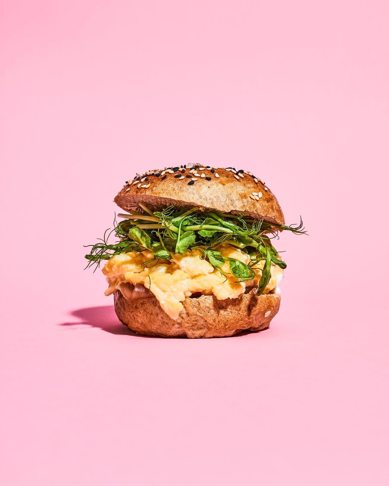 Házi bagel rántottával