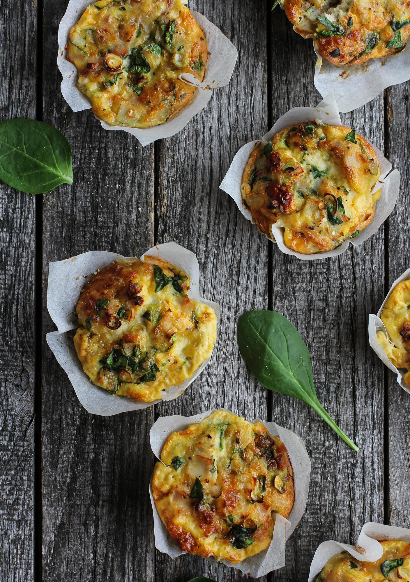 Tojásos muffin mozzarellával