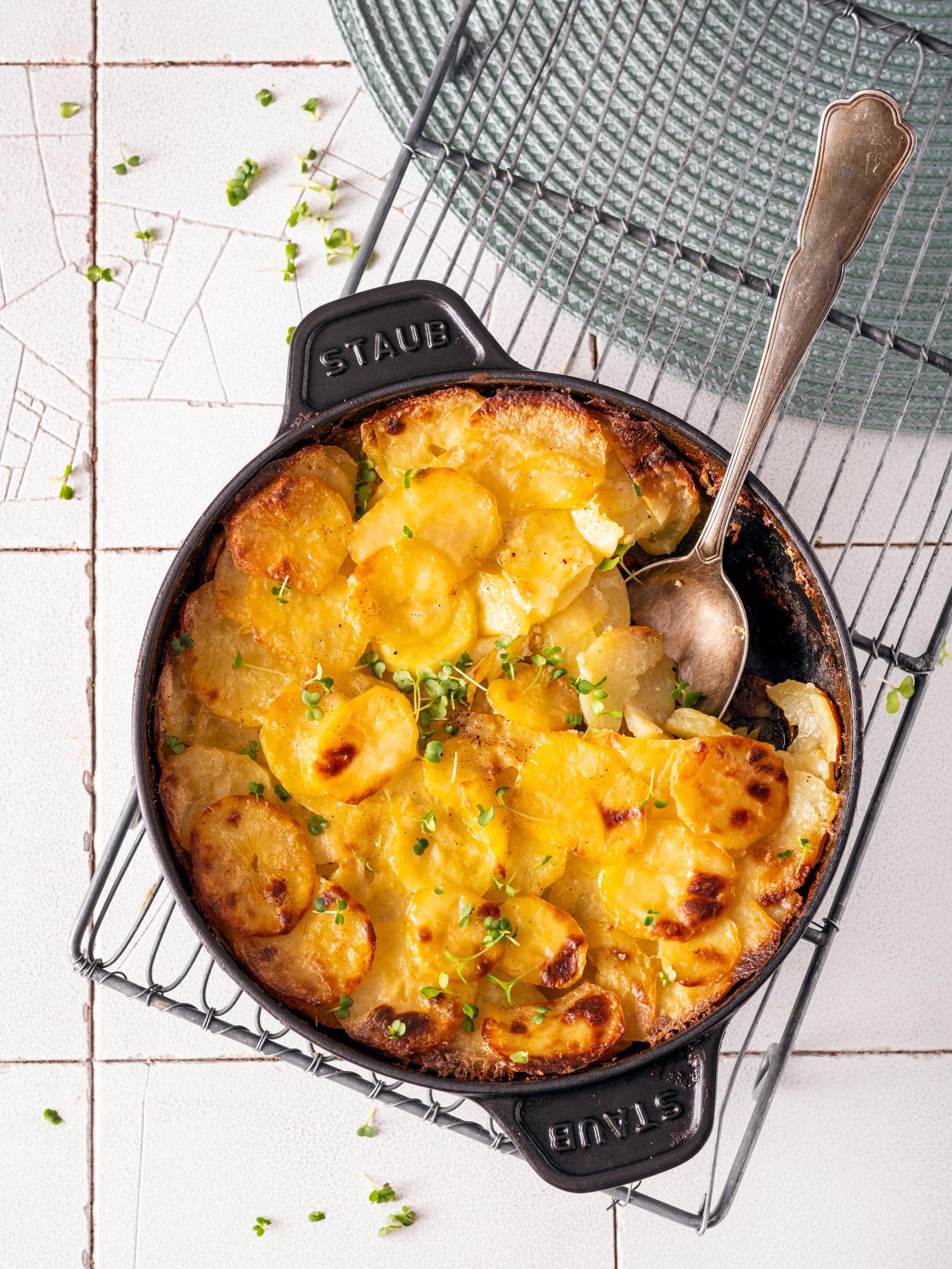 Francia gratin burgonya (gratin dauphinois)