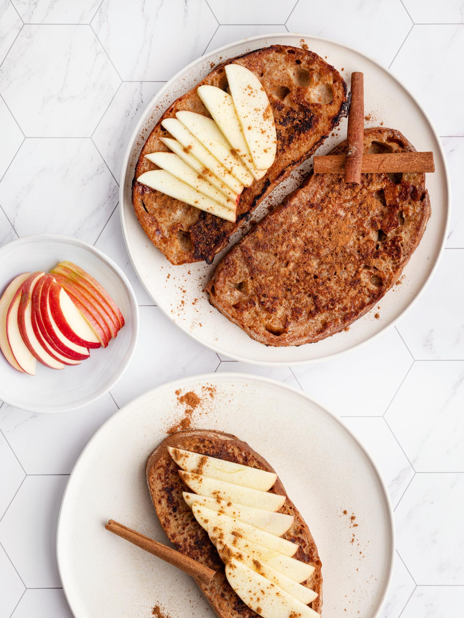 Francia pirítós almával