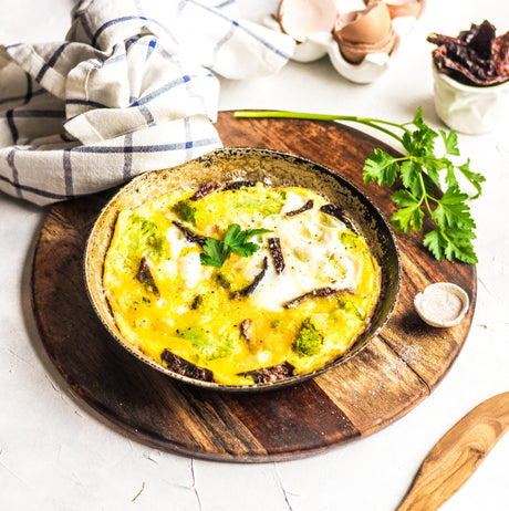 Brokkolis frittata