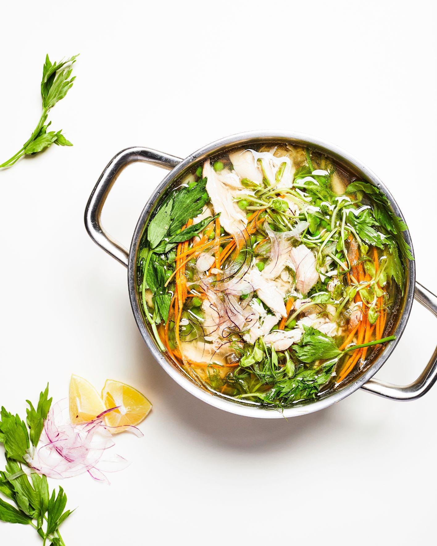 Tavaszi csirkeleleves