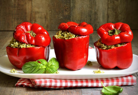 Sült töltött paprika