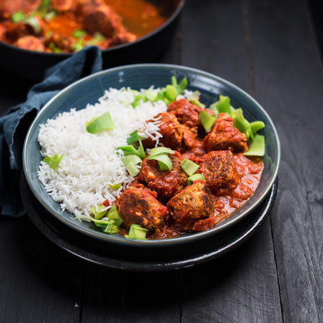 Füstölt tofu golyók