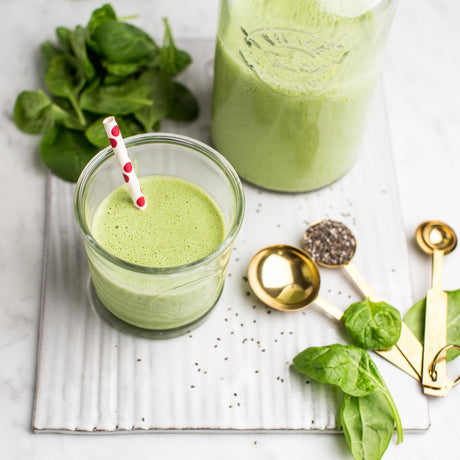 Zöld spenótos smoothie