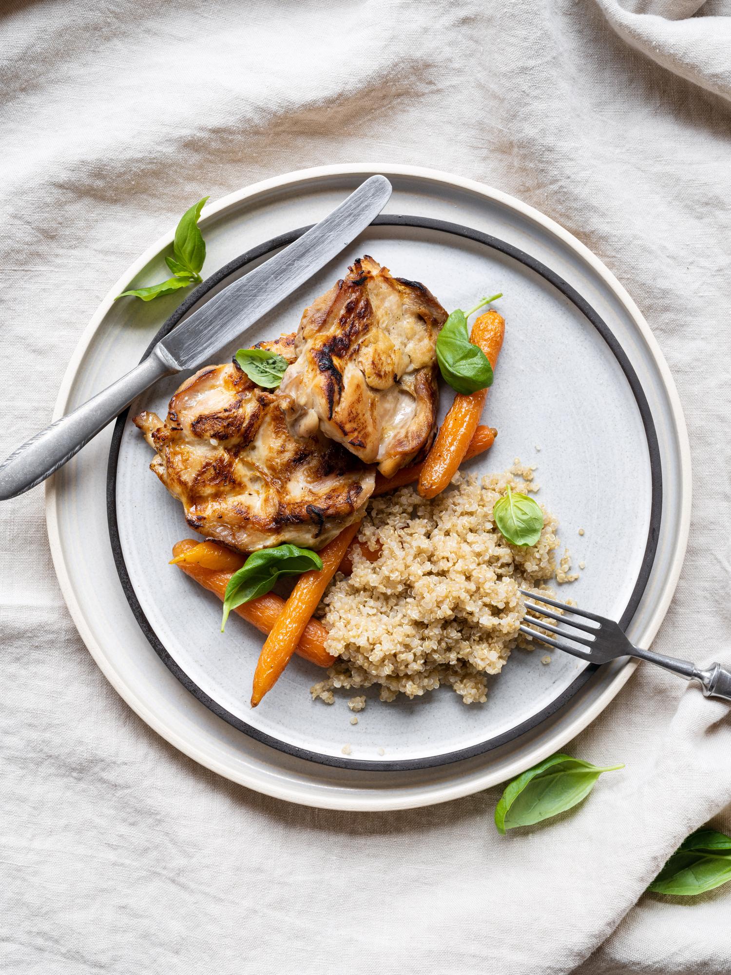 Sárgarépával sütött csirkemell