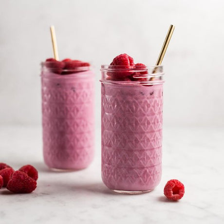 Málnás smoothie joghurttal