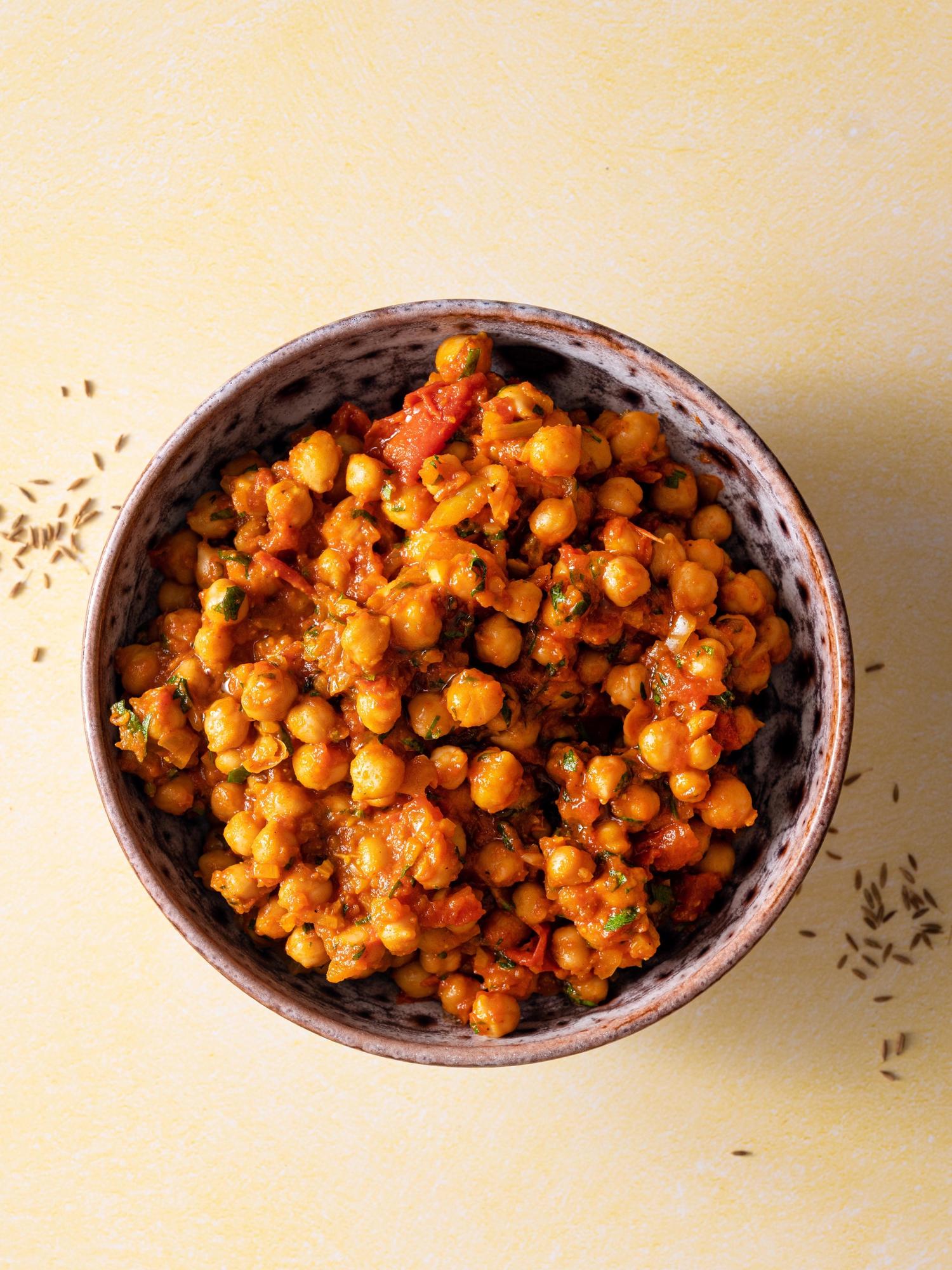Indiai csicseriborsó chana masala