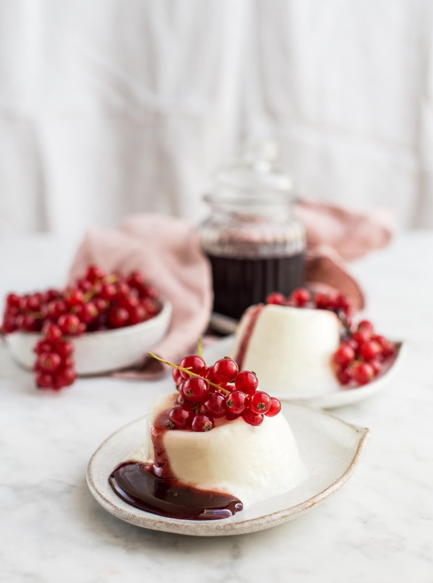 Joghurtos panna cotta