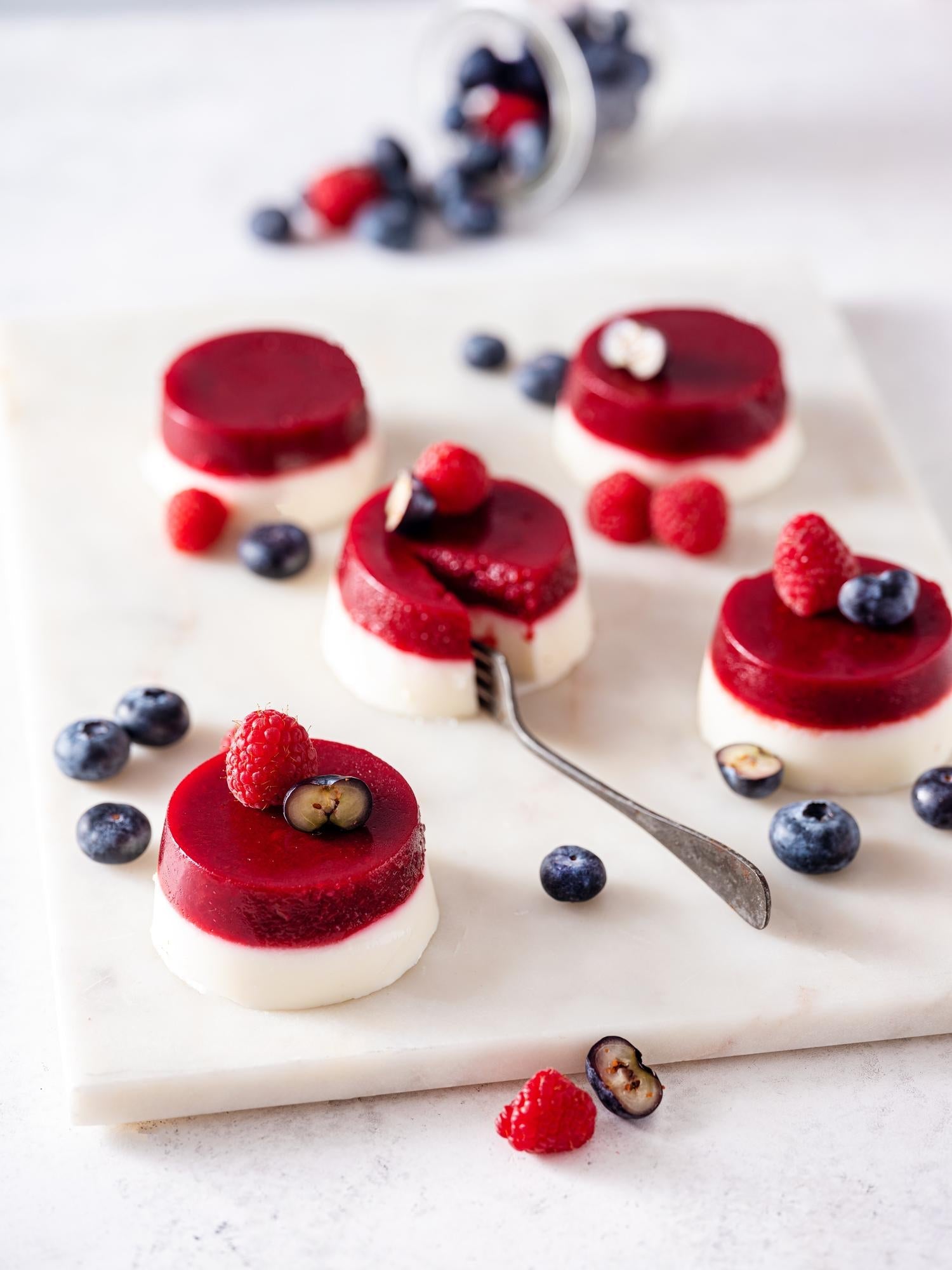 Joghurtos panna cotta