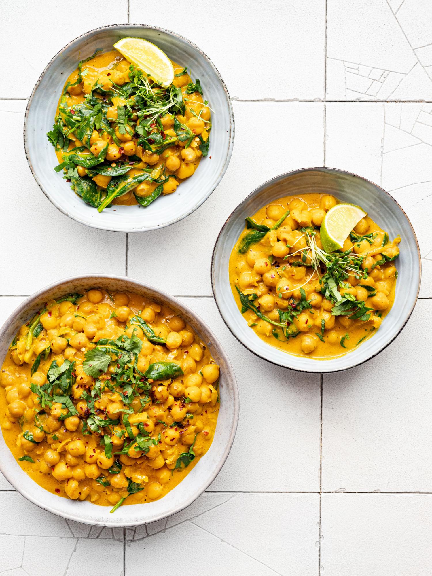 Csicseriborsós curry