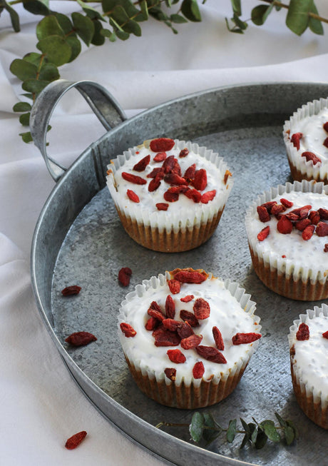 Répás muffin joghurtos öntettel