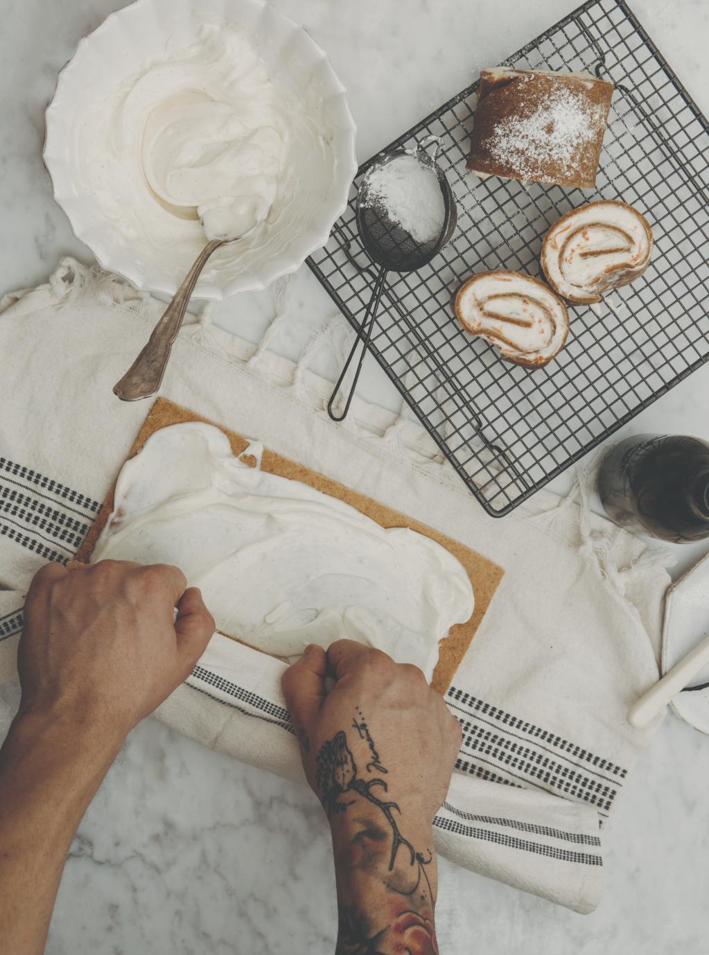 Sárgarépás tekercs