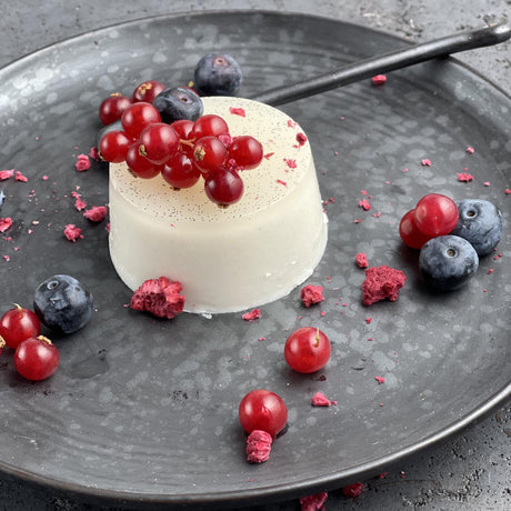 Kókusztejes panna cotta