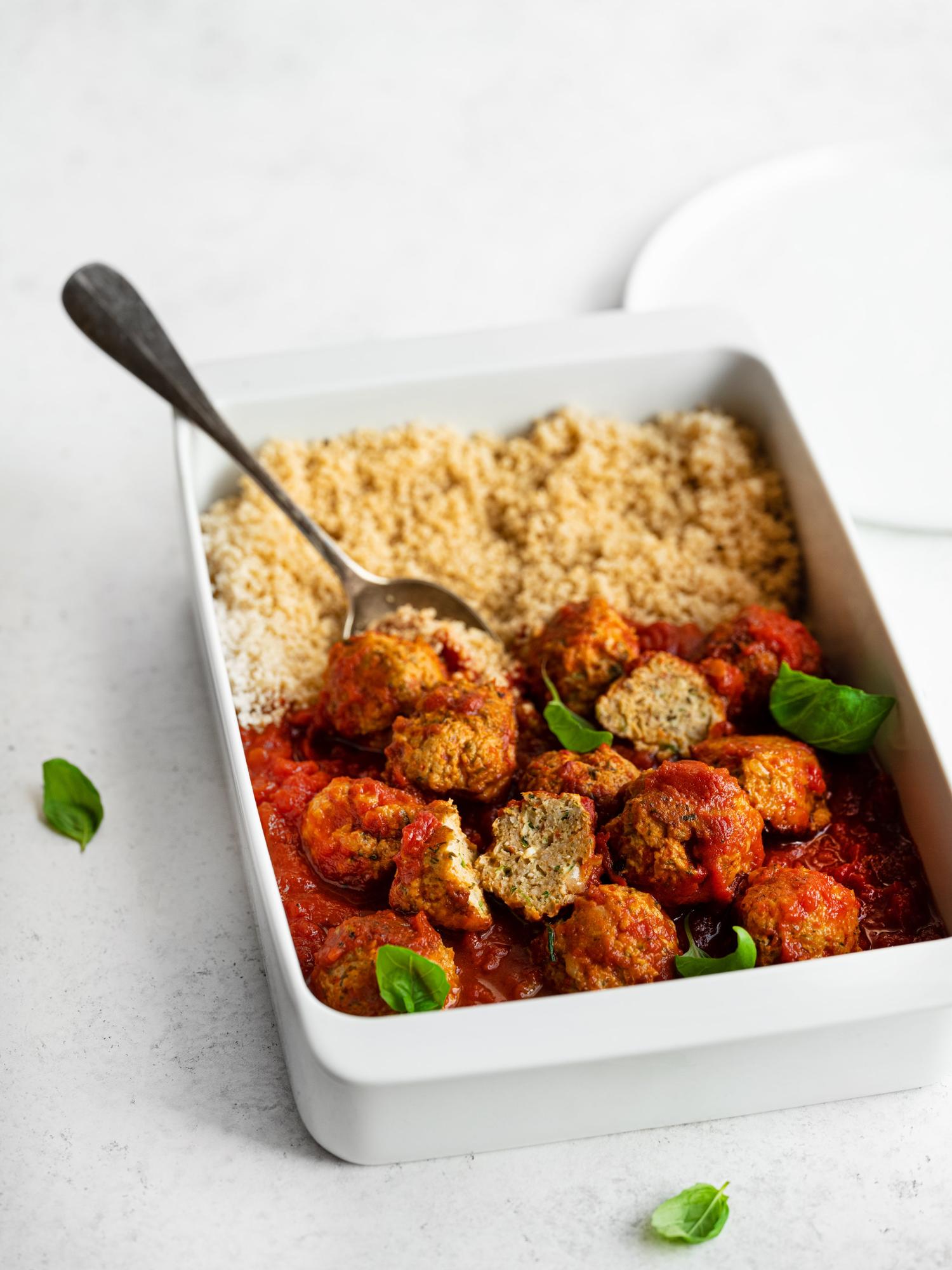 Pulykagombóc kuszkusszal