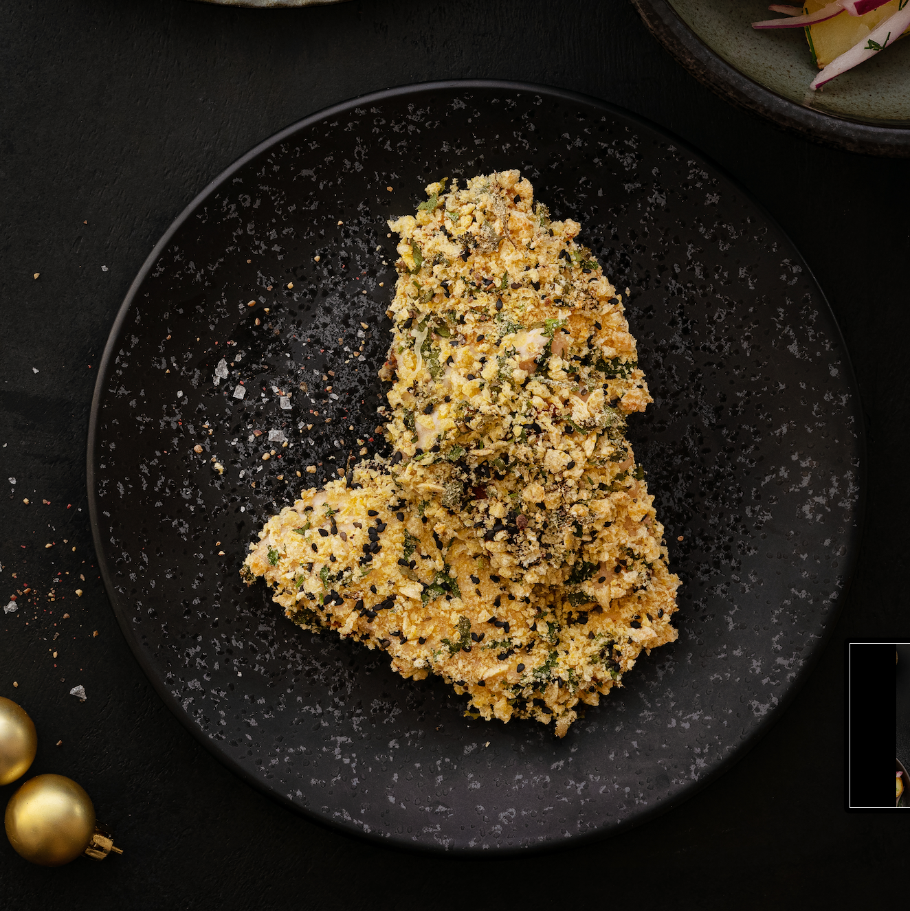 Csirkemell szelet miso pasztával és korianderrel