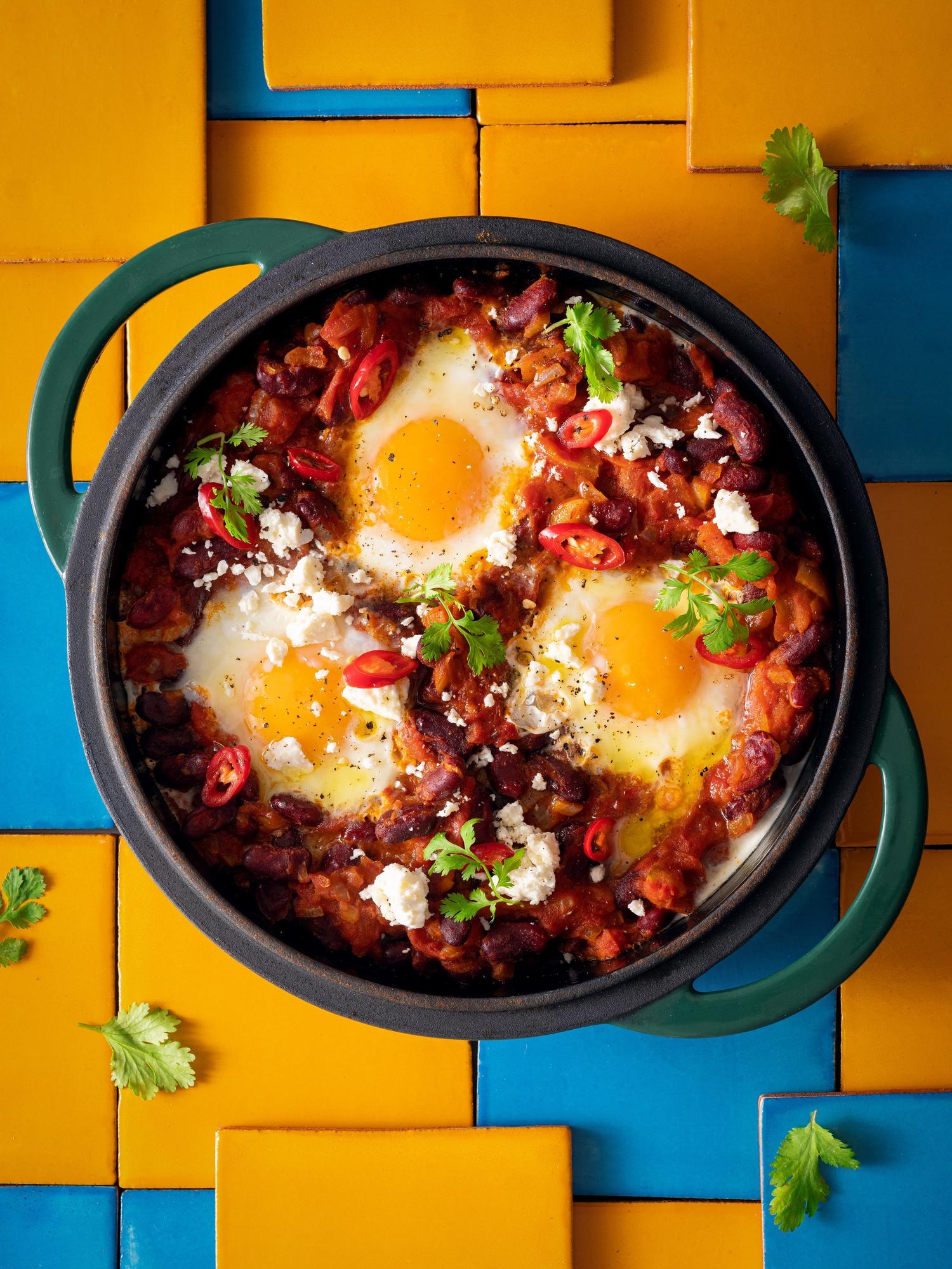 Mexikói reggeli tojás (huevos rancheros)
