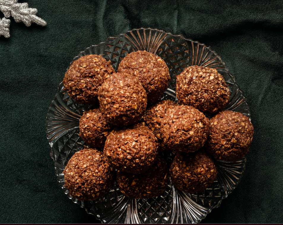 Sütés nélküli banános golyók