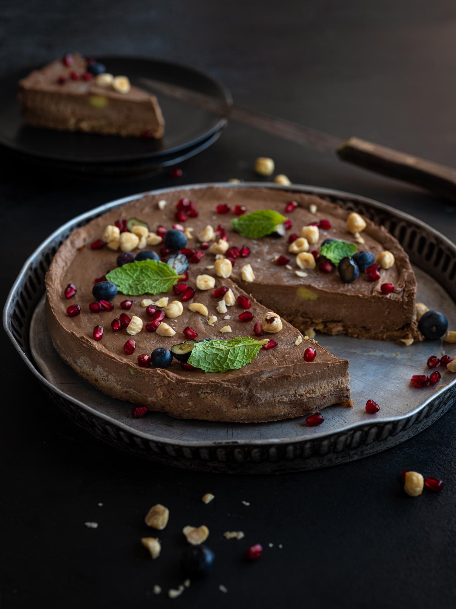 Sütés nélküli csokoládétorta