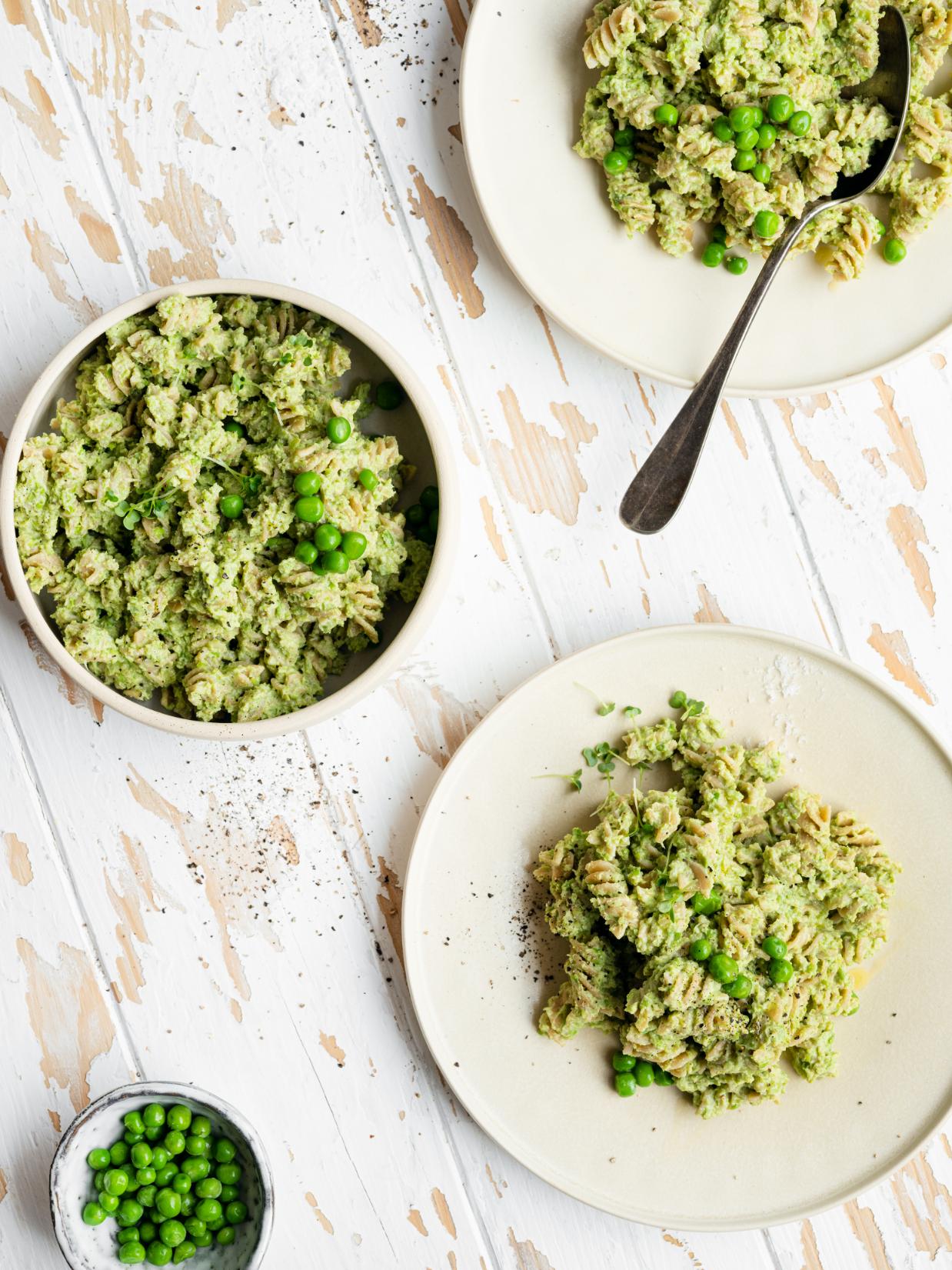 Tészta borsós szósszal