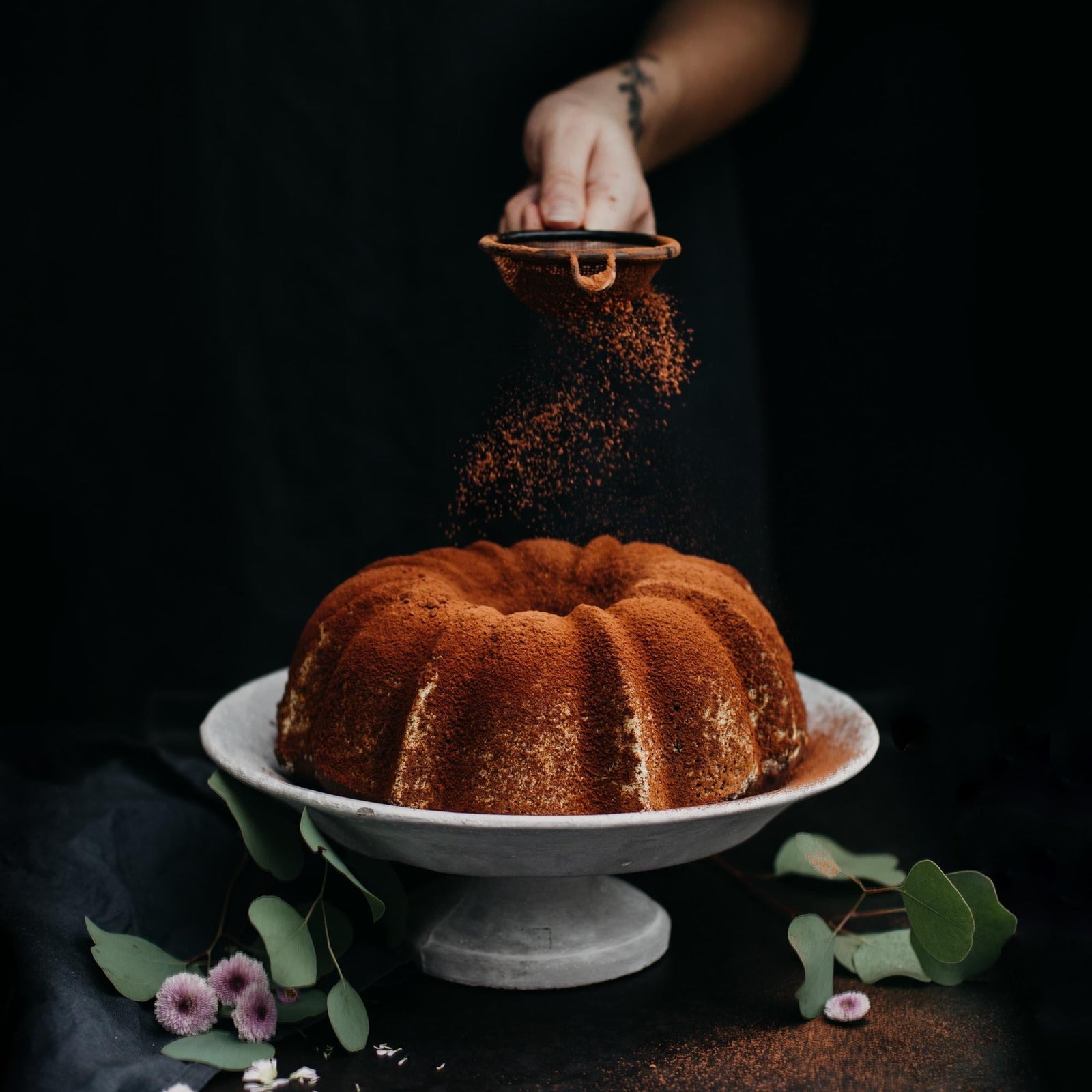 Diós kuglóf csokival