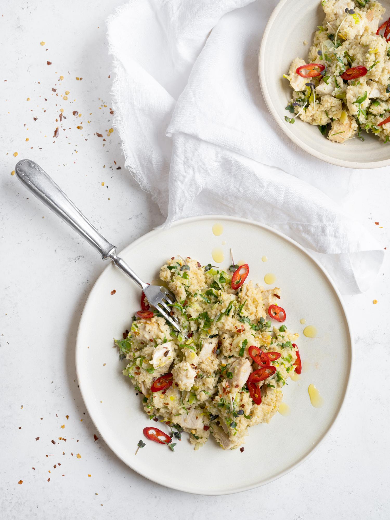 Kuszkusz egy serpenyőben