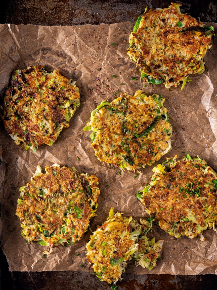 Póréhagymás tócsni