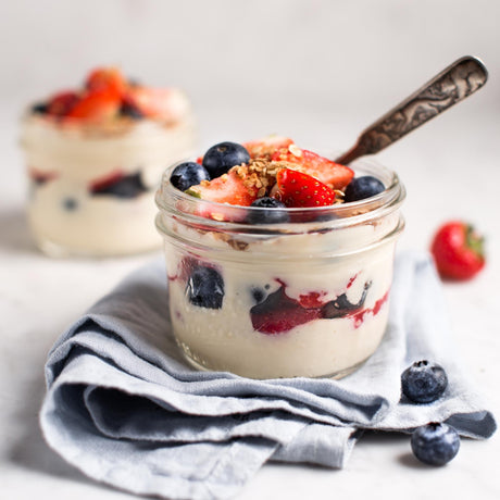 Puding erdei gyümölccsel