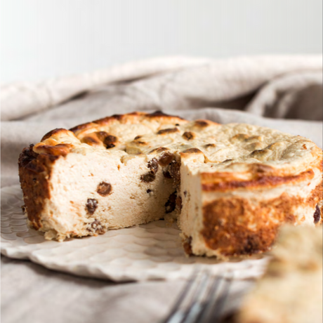 Mazsolás cheesecake