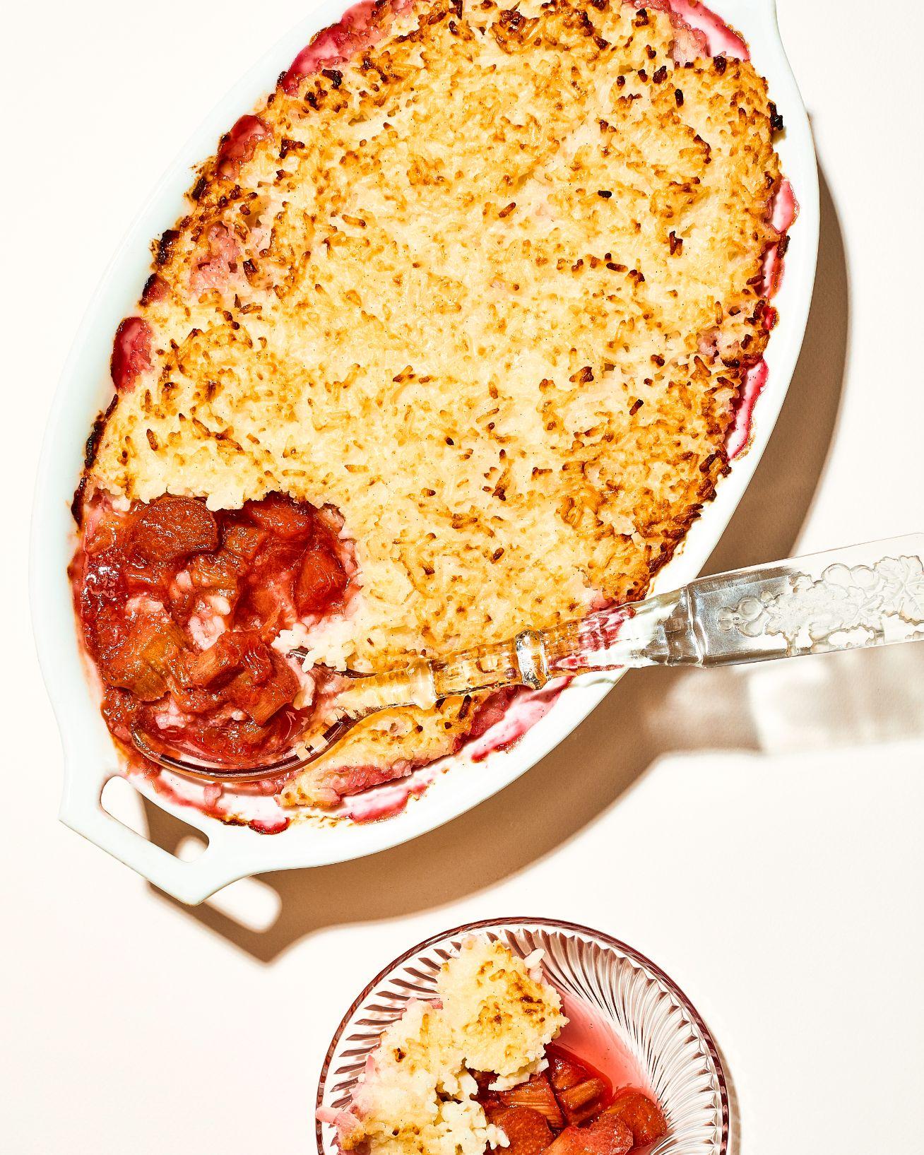 Rizsfelfújt rebarbarával