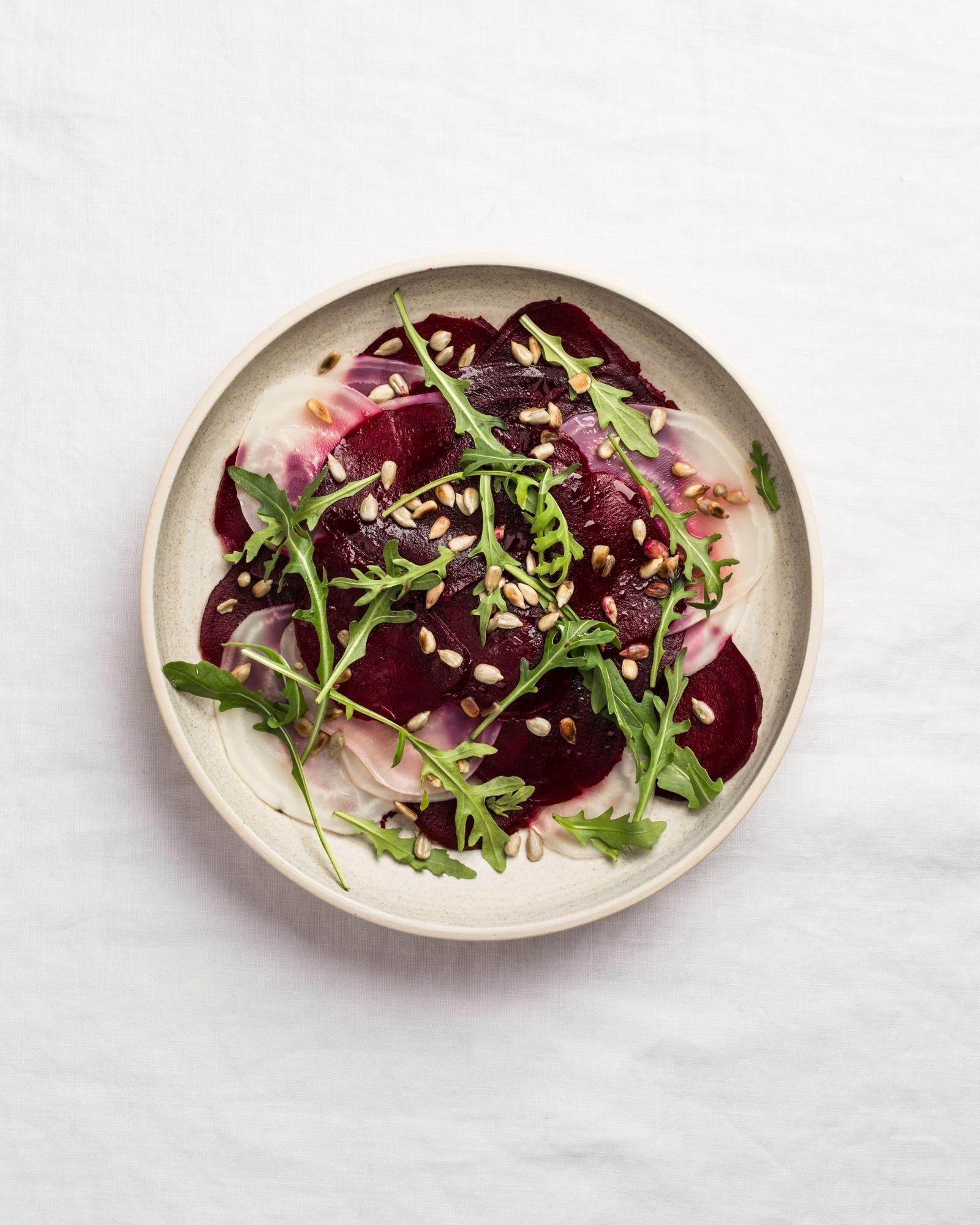 Cékla carpaccio