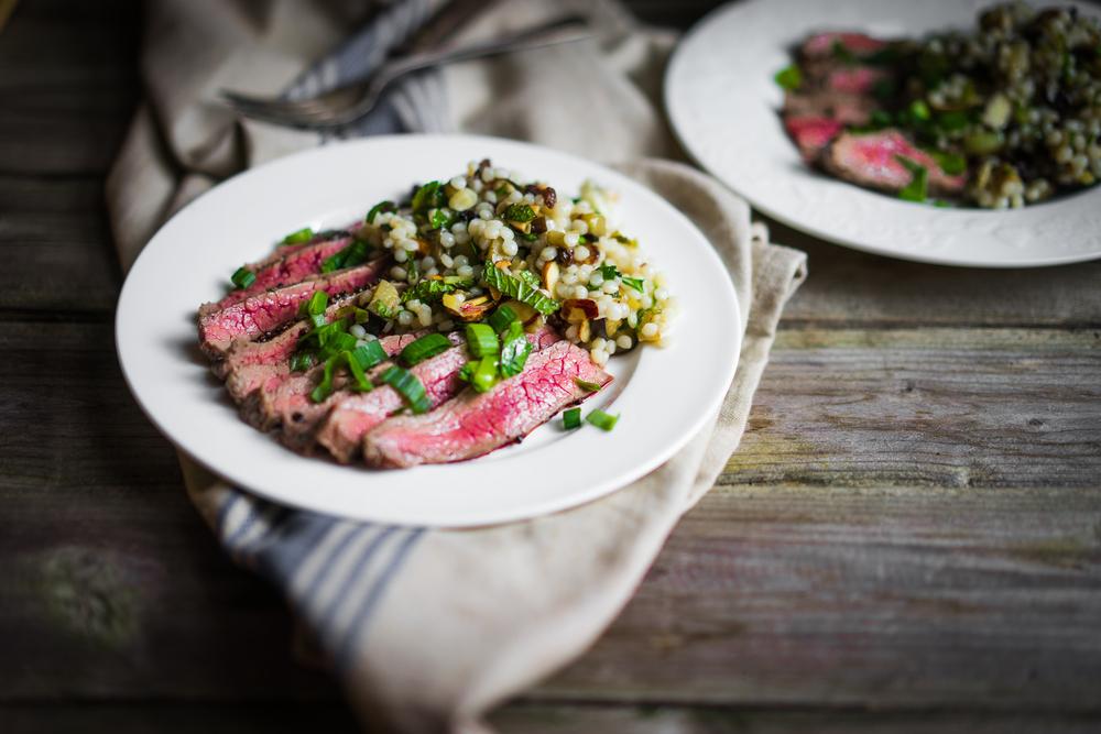 Marha steak kuszkusszal